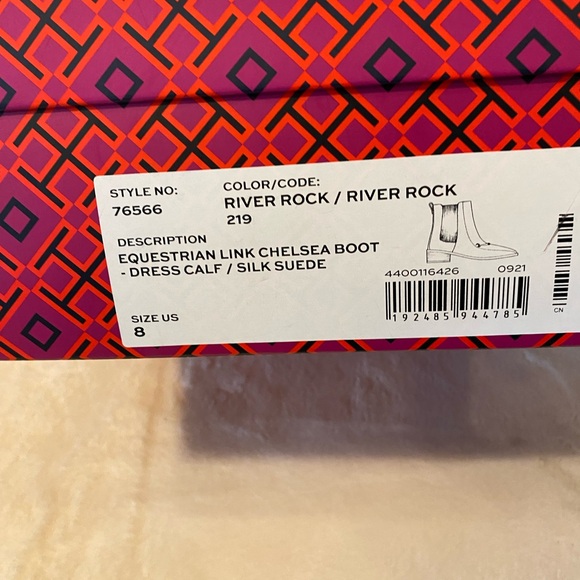 ✨NEW✨TORY BURCH EQUESTRIAN LINK CHELSEA BOOTS - Picture 8 of 8